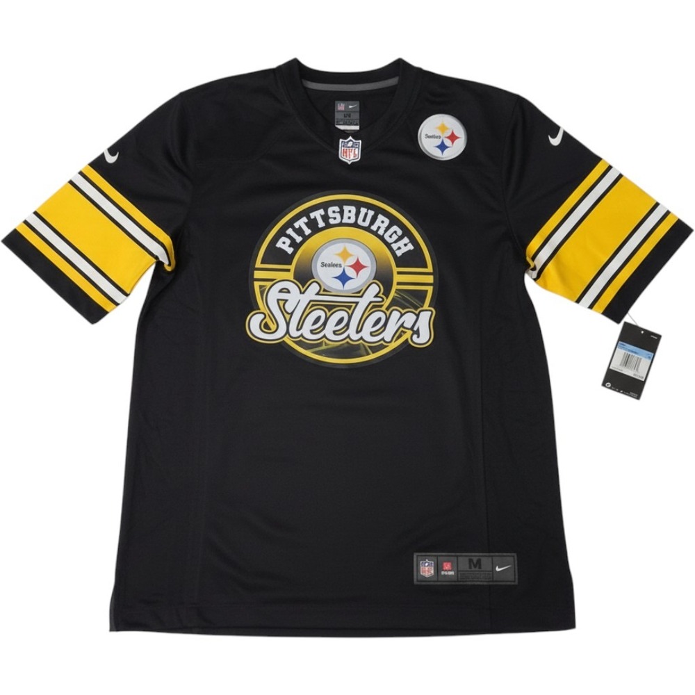 Nike Pittsburgh Steelers Jersey Mens M Black NEW NFL On Field Short Sleeve